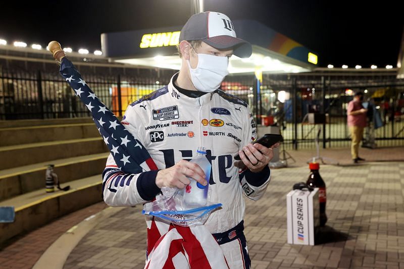 Brad Keselowski won the 2020 Coca-Cola 600 at Charlotte Motor Speedway. Photo: Chris Graythen/Getty Images.